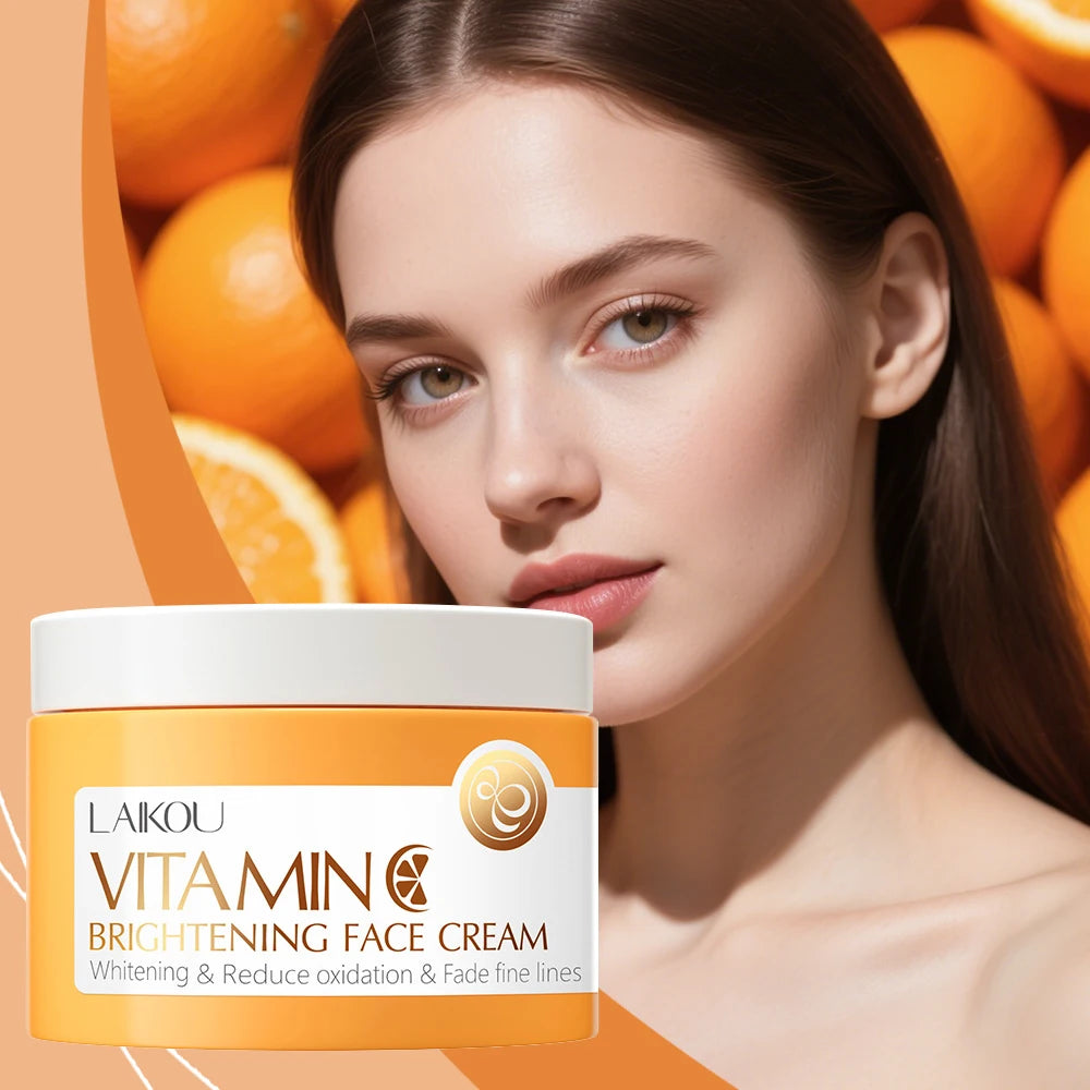 Vitamin C Facial Cream for Hydrating Moisturizing Whitening and Brightening Repair Anti-aging Essence Facial Skin Care Contains