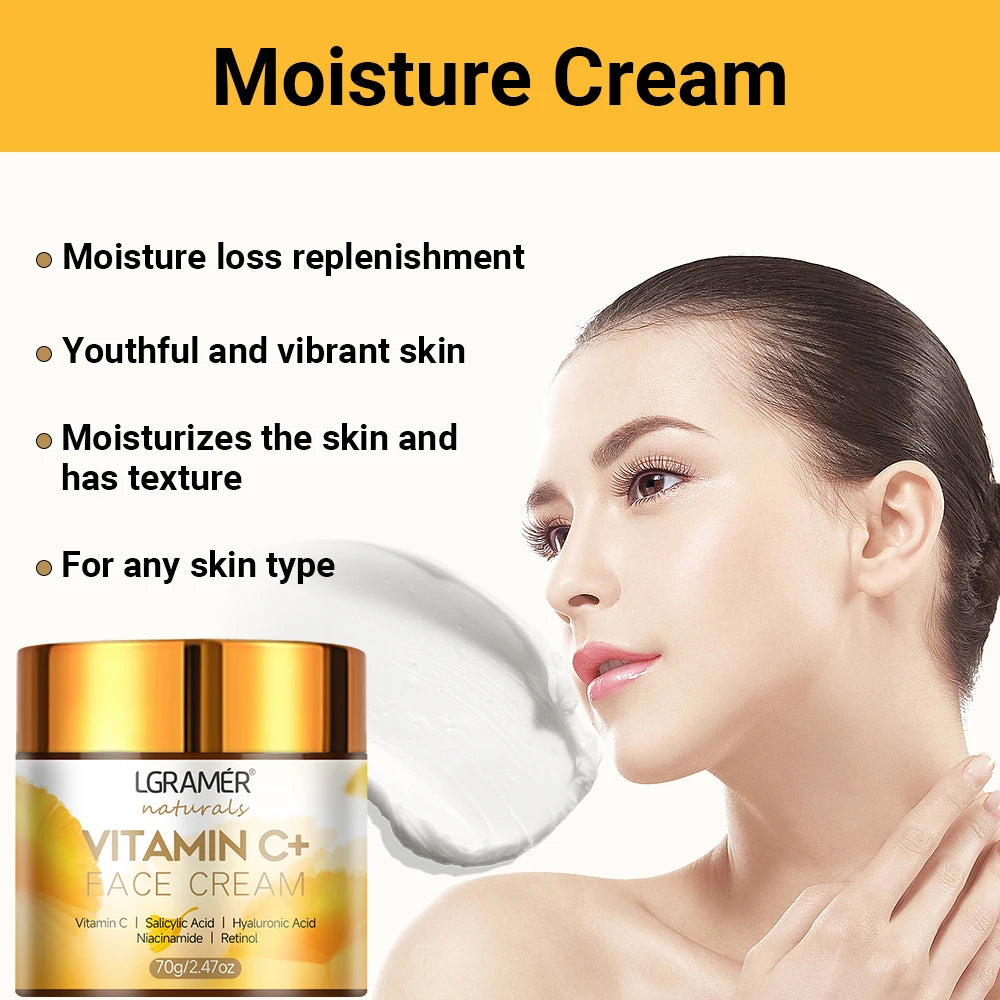 Vitamin C Face Cream Retinol Smooth Wrinkle Moisturizing