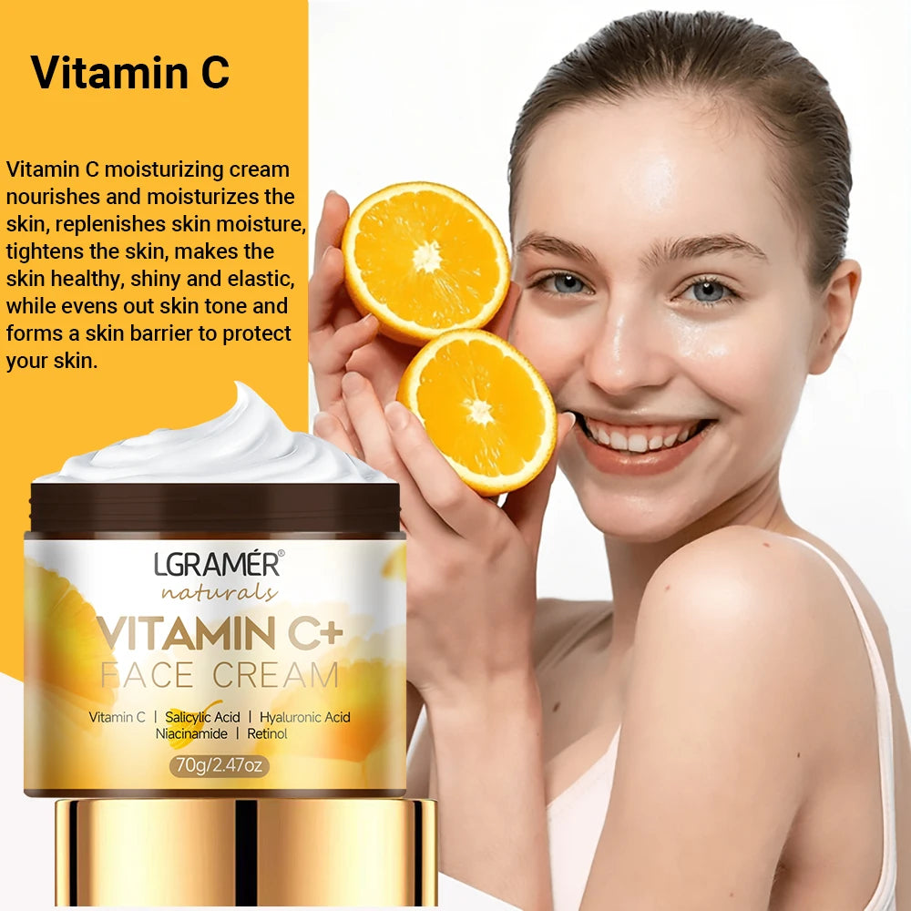 Vitamin C Face Cream Retinol Smooth Wrinkle Moisturizing