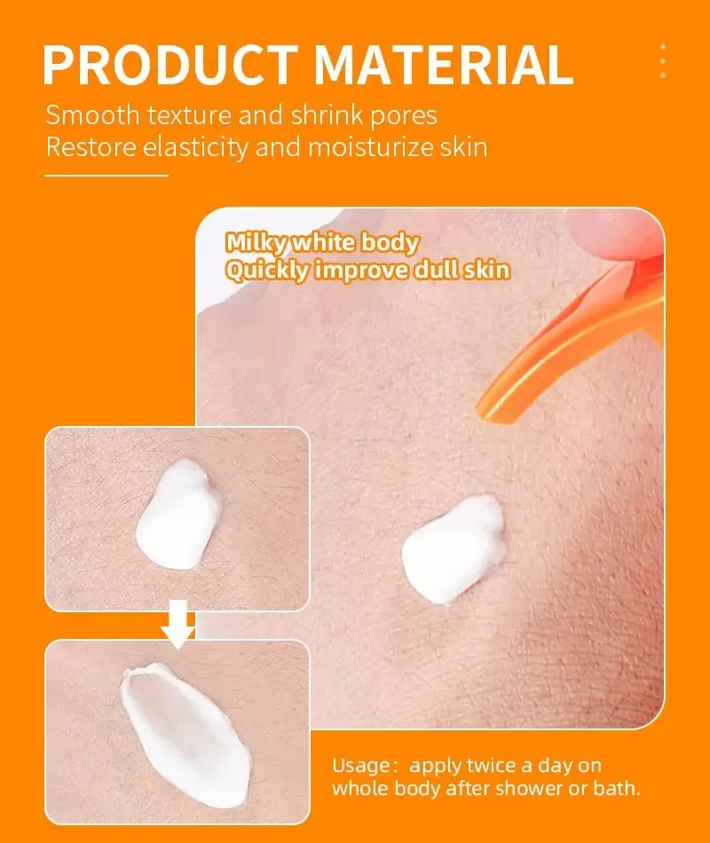 Vitamin C  Whitening Body Cream Moisturizing Lightening Body Lotion Intimate Dark Remove MelaninSkin Care Remove Chicken Skin